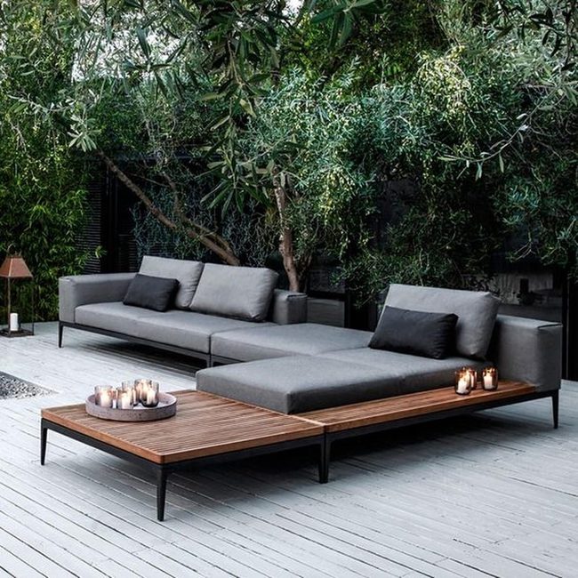 Black Sofa Green Sanctuary Glow