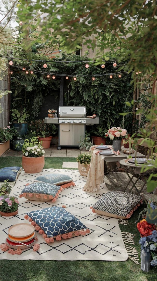 Outdoor Rugs Anchor Gathering Spaces