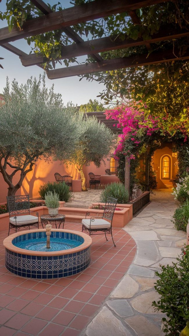 Terracotta, Lavender, And Candlelit Dinners