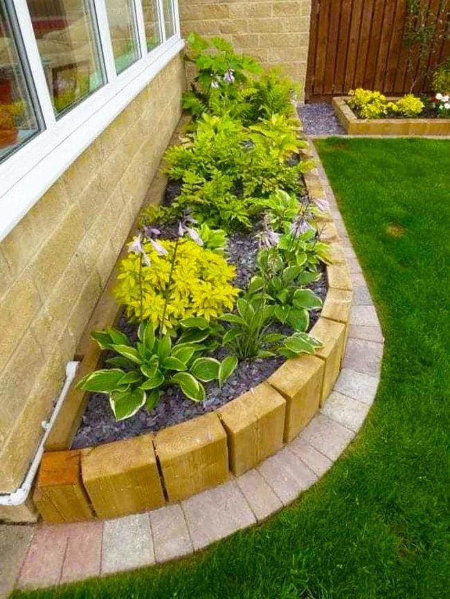 Curved Brick Garden Beds Flow