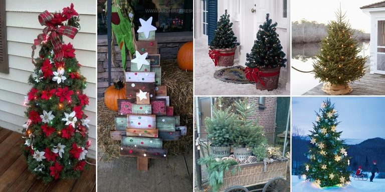 6779996 Outdoor Christmas Tree Ideas
