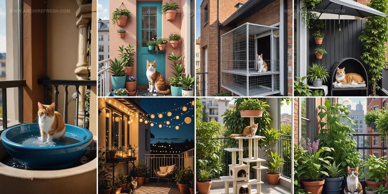 6443406 Cat-Friendly Balcony Decor Idea