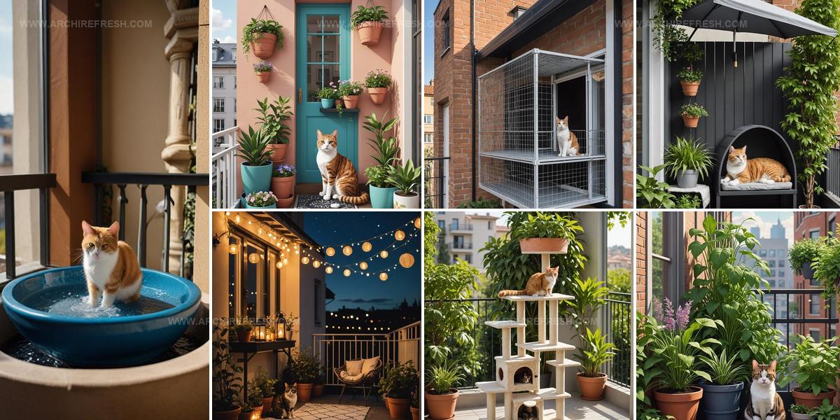 6443406 Cat-Friendly Balcony Decor Idea