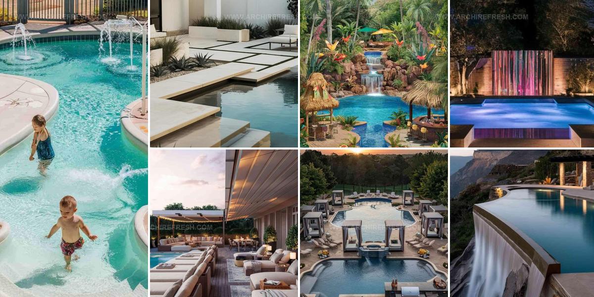6145758 Dreamy Home Pool Backyards Ideas