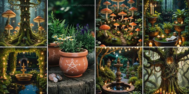 1444730 Stunning Witchy Garden Design Ideas