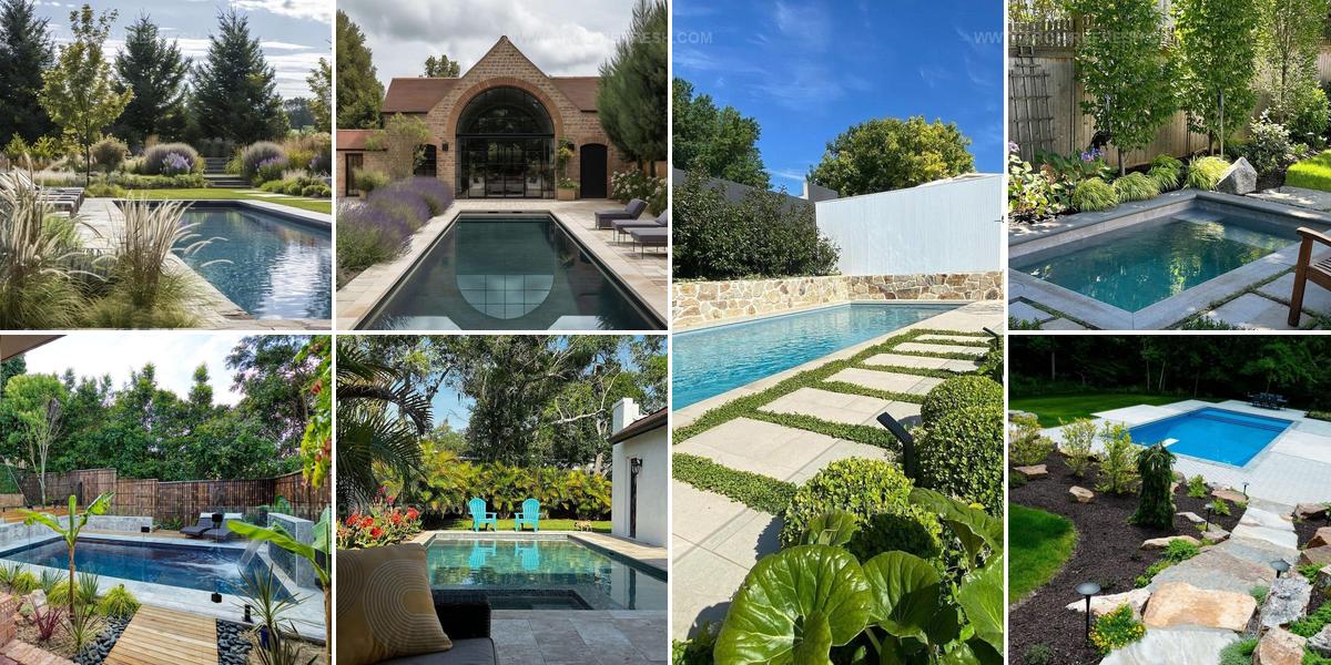 1194700 Inground Pool Landscaping Ideas