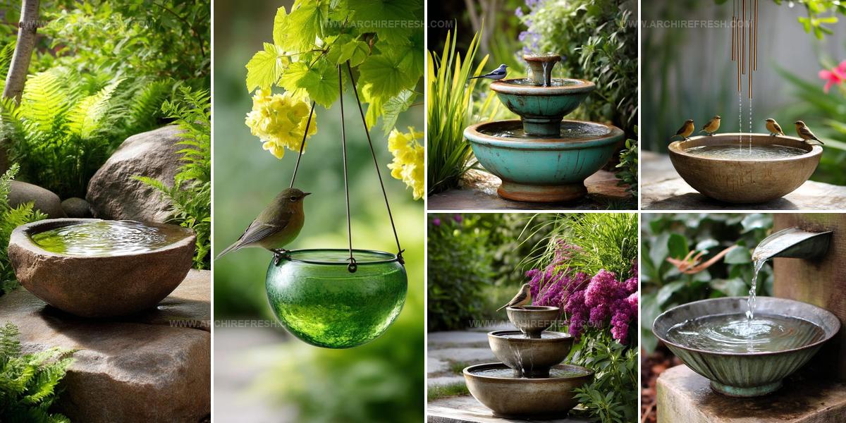 8562417 Creative Bird Bath Ideas