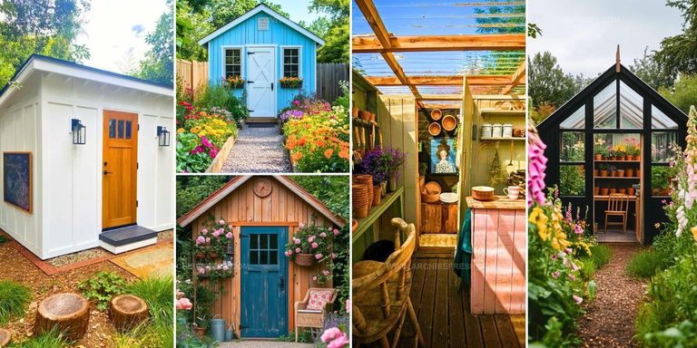 1968967 Backyard Shed Landscaping Ideas