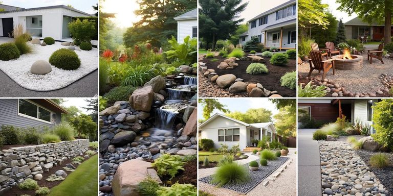3624689 Front Yard Landscaping Ideas with Rocks