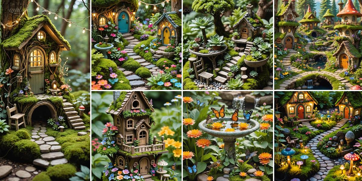 8738425 Patterned Fairy Garden Ideas