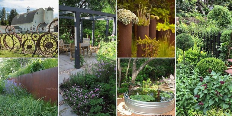 2835035 Metal Garden Landscaping Ideas