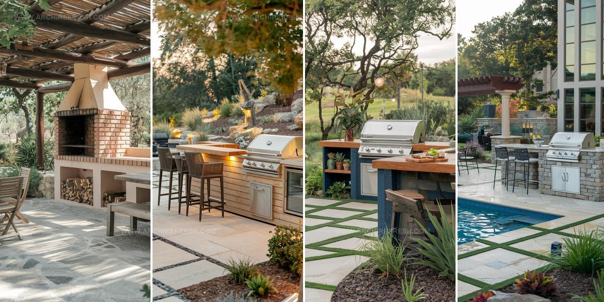 2812485 Outdoor BBQ Area in Garden Ideas