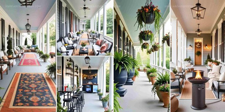 1666966 Long Front Porch Decorating Ideas