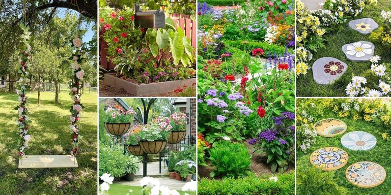 4503952 Flower Styled Garden Decoration Ideas