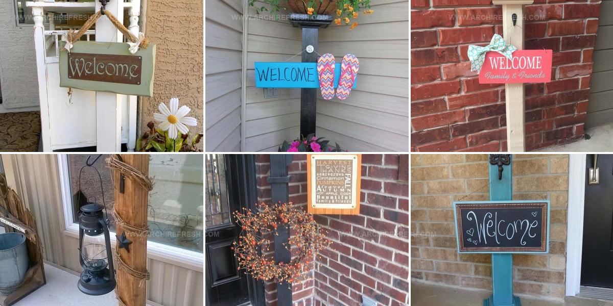 5841723 Front Porch Welcome Post Ideas