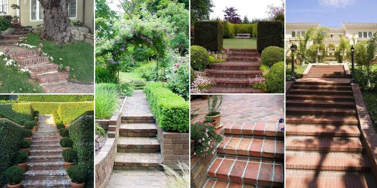2922135 Brick Garden Step Ideas