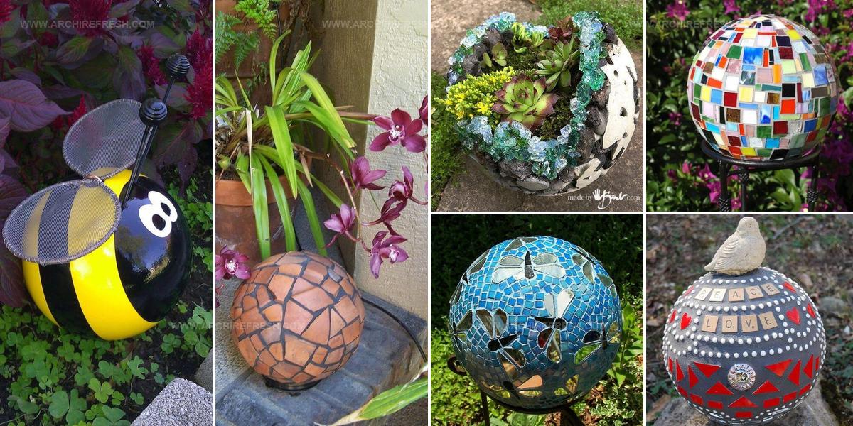 6335194 Bowling Ball Garden Art Ideas