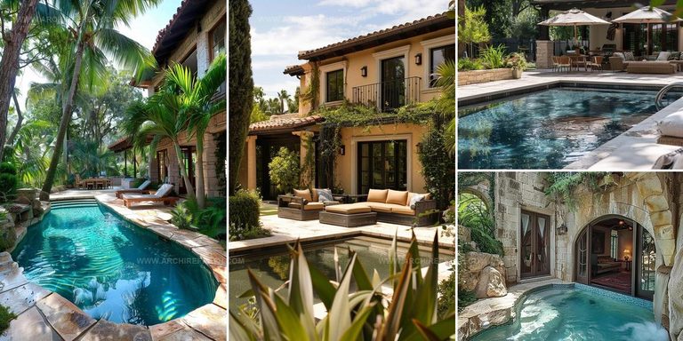 4358913 Backyard With Pool Landscaping