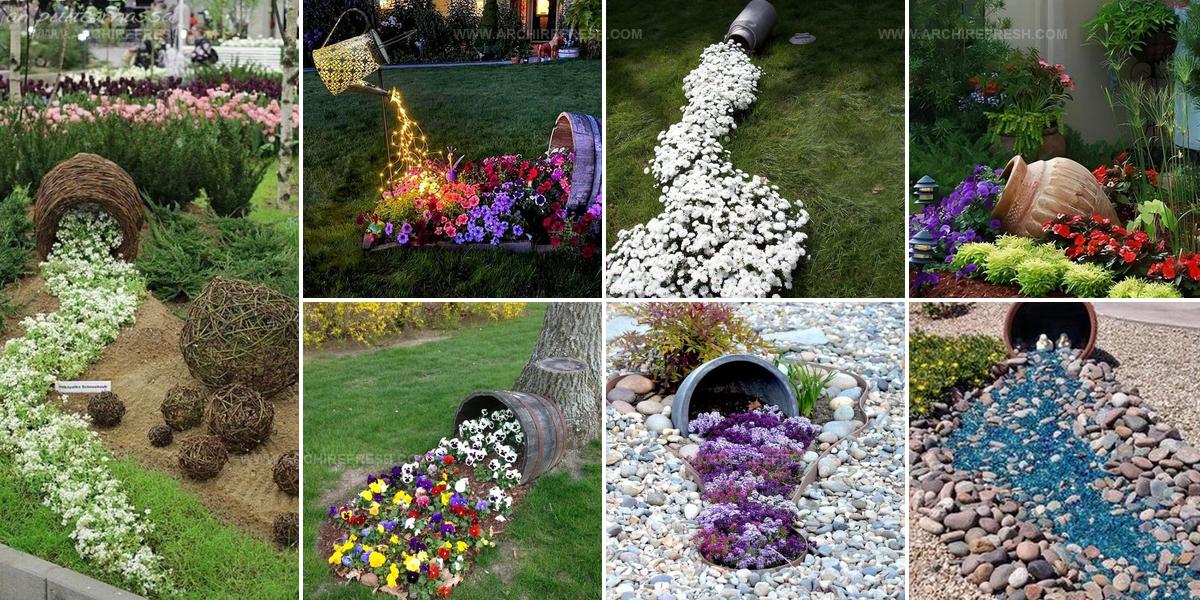 5422112 Spilled Pot Garden Ideas