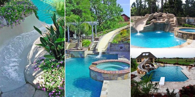 7561734 Swimming Pool Slide Ideas