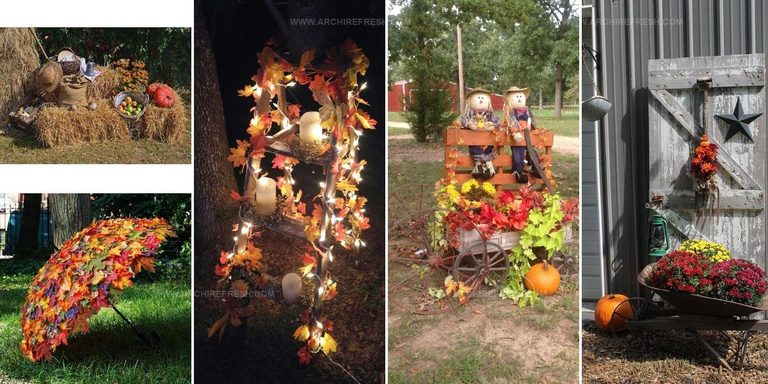 9357459 Fall Yard Decoration Ideas