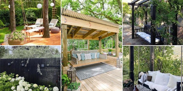 7841435 Wooden Garden Swing Ideas