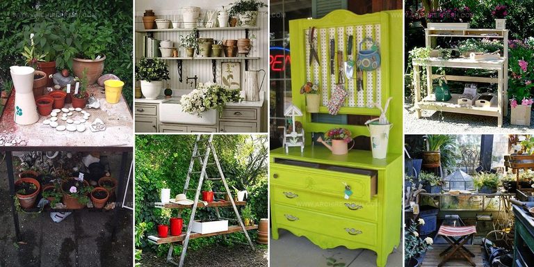 3714838 Potting Bench Ideas
