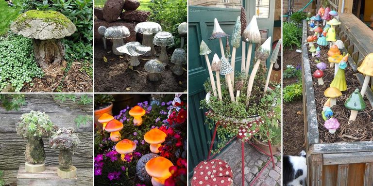 7984512 Mushroom Garden Decor Ideas