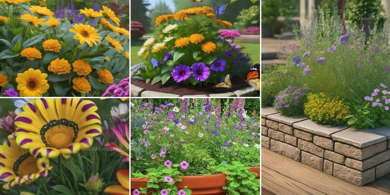 1310751 Flower Bed Designs Layout Ideas