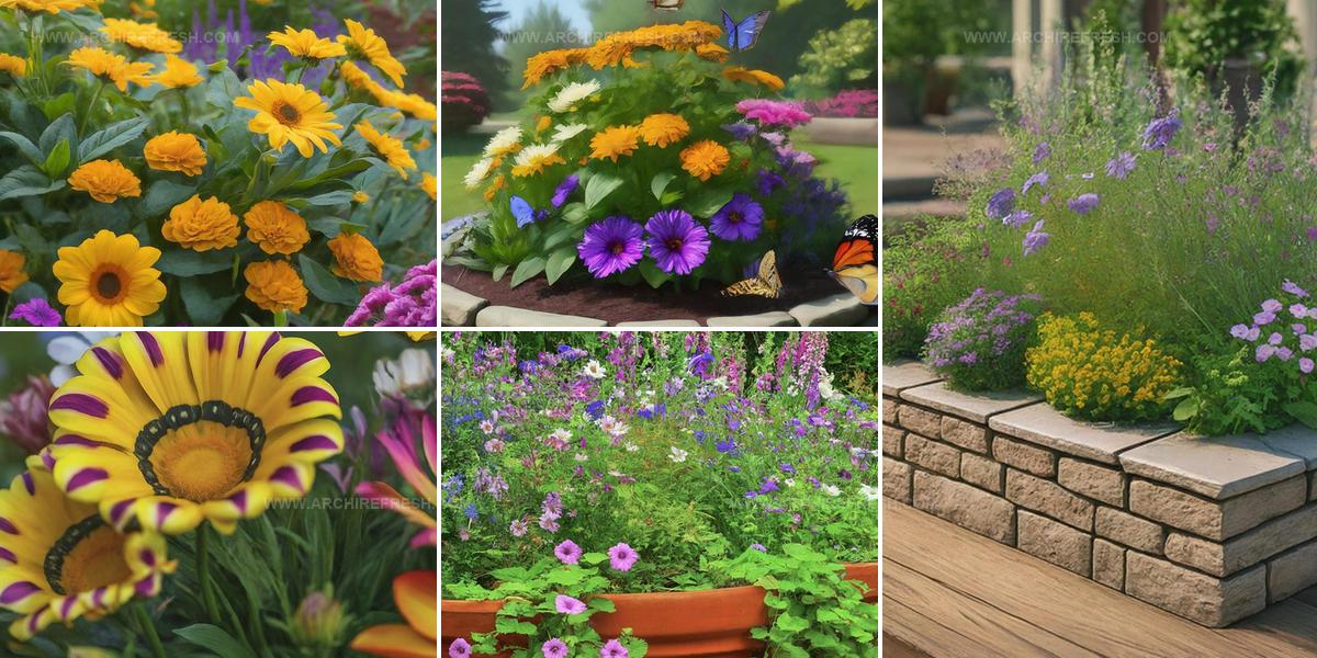 1310751 Flower Bed Designs Layout Ideas