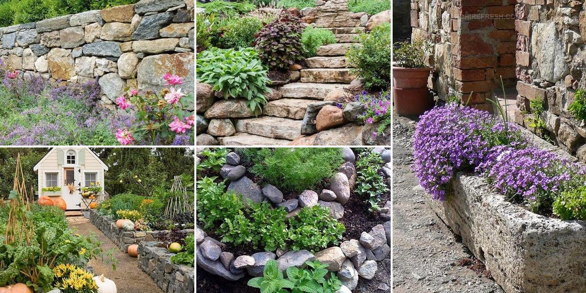 1459713 Natural Stone Landscaping Ideas