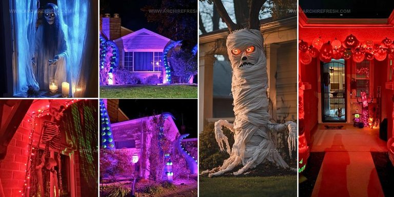 2459212 Simple Outdoor Halloween Decorations
