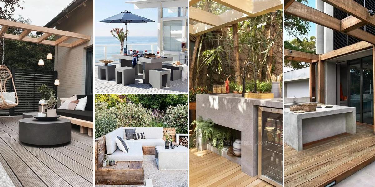 7981369 Outdoor Concrete Furniture Ideas