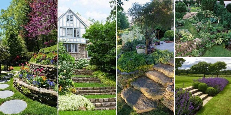 3407001 Sloped Backyard Ideas