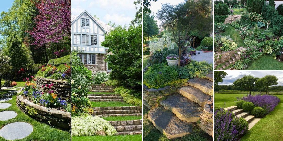 3407001 Sloped Backyard Ideas