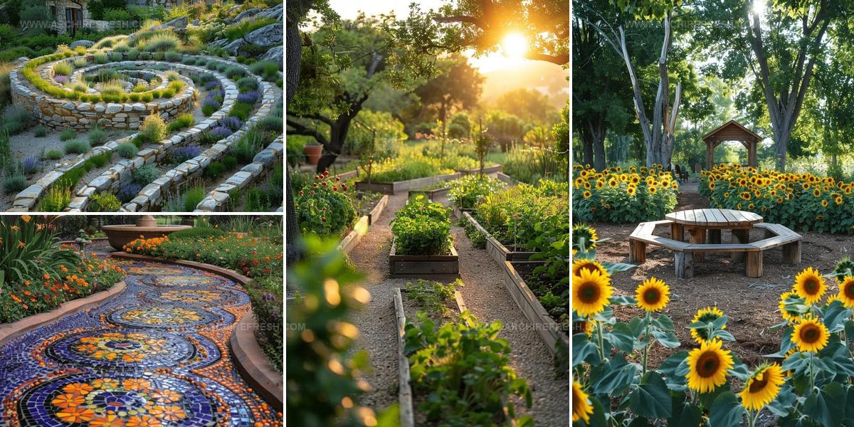 9111763 Bohemian Hippie Garden Ideas