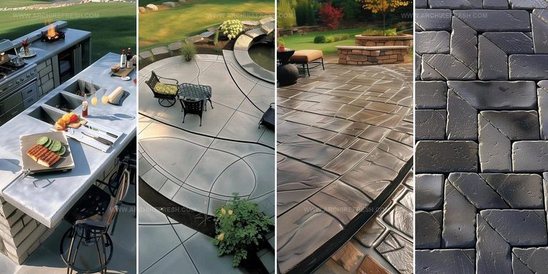 9123144 Backyard Concrete Patio Ideas