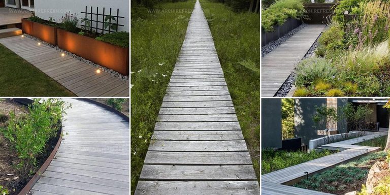 2933429 Wooden Walkway Ideas For Gardens