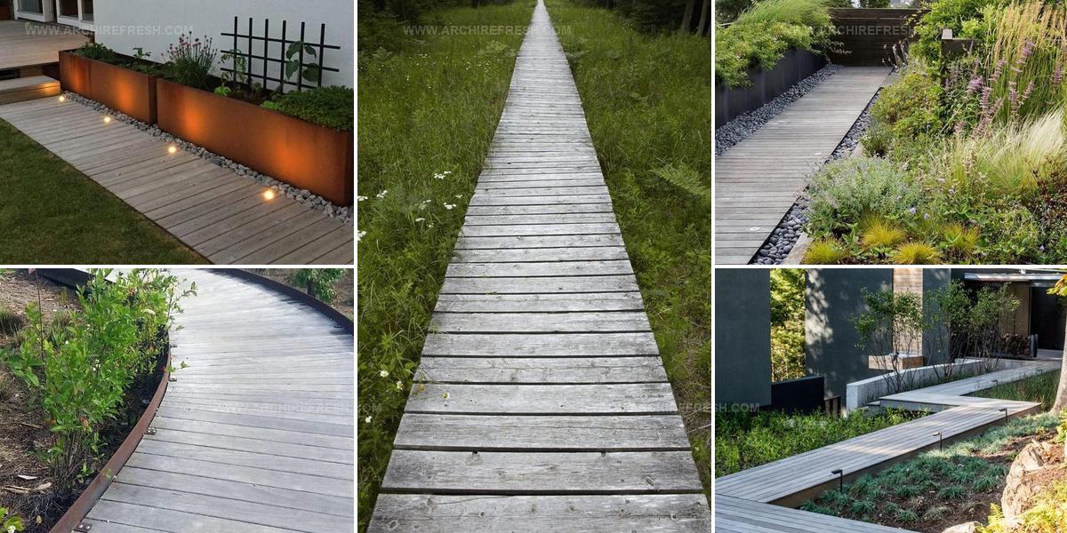 2933429 Wooden Walkway Ideas For Gardens