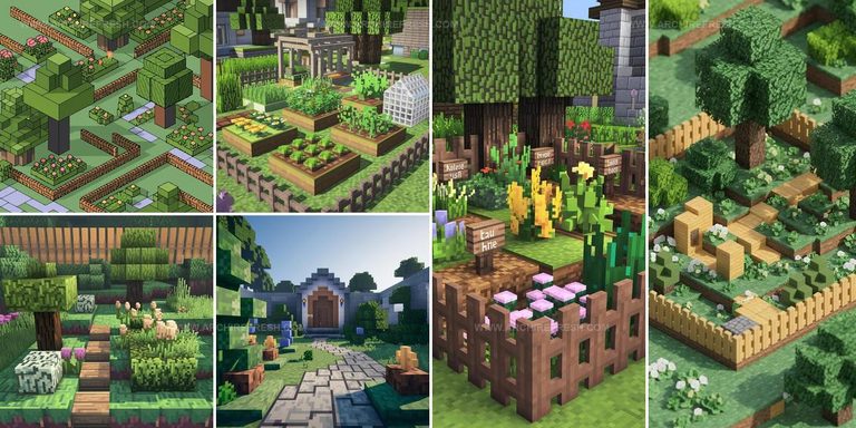 5968776 Minecraft Garden Ideas