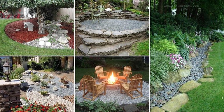 1245707 Gravel Landscaping Inspiration