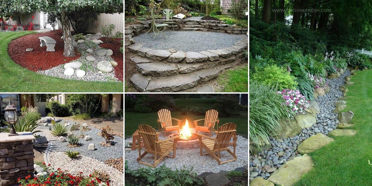 1245707 Gravel Landscaping Inspiration