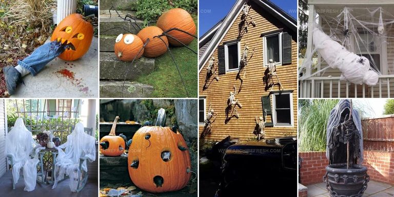 5224116 Haunted Outdoor Halloween Decor Ideas