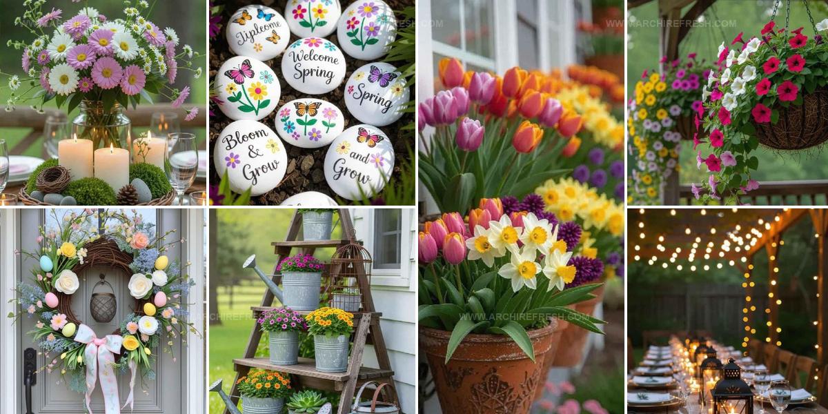 6728755 Fresh & Festive Outdoor Spring Decorations Ideas