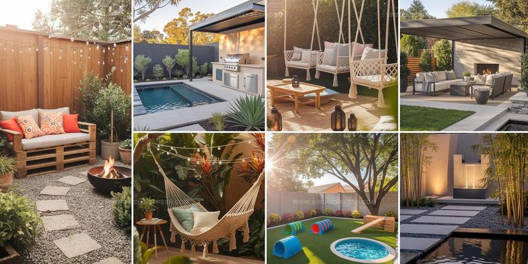 9270402 Creative & Beautiful Backyard Ideas