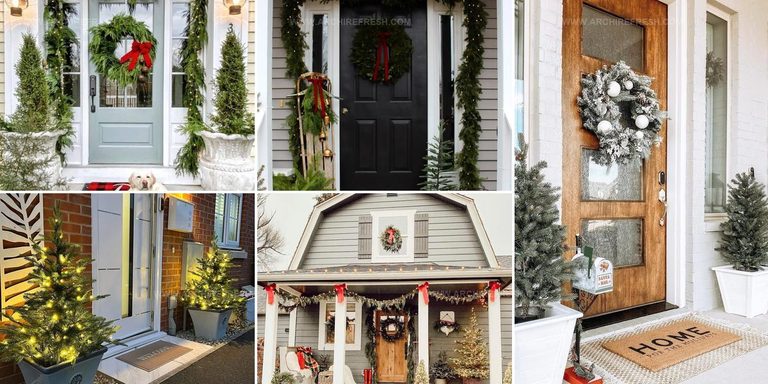 2450431 Simple Outdoor Christmas Decor Ideas