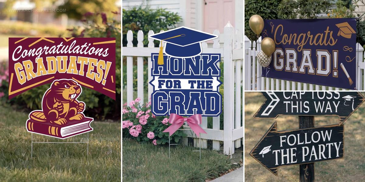 8366788 Best Graduation Yard Sign Ideas