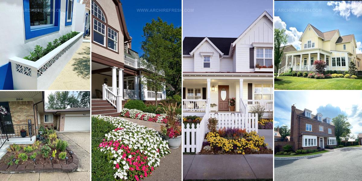 6027408 Front Yard Flower Bed Concepts