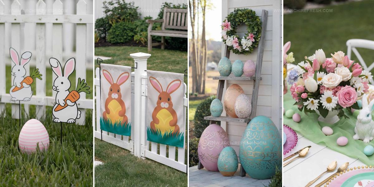 6199103 Coastal Easter Yard Decorations