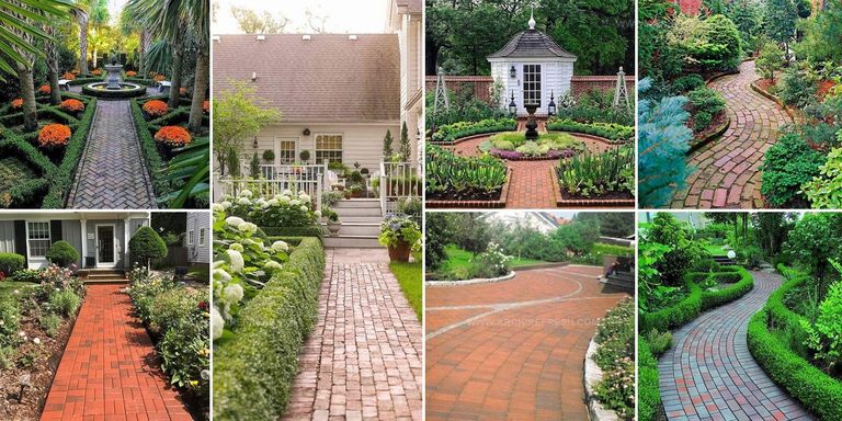 7109592 Brick Pathway Ideas For Gardens